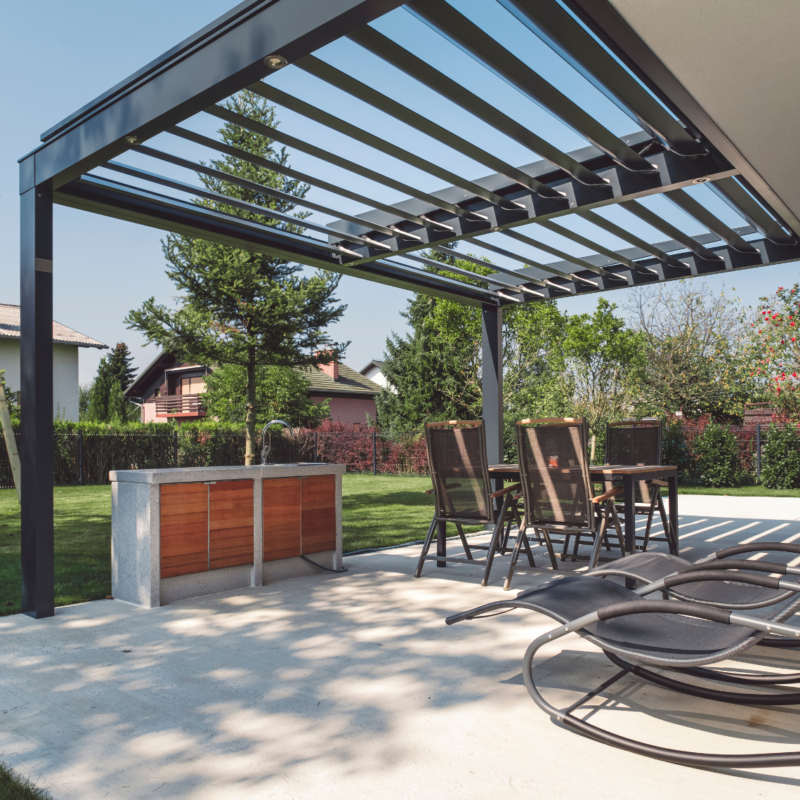 Composite or metal pergola installation salt lake city